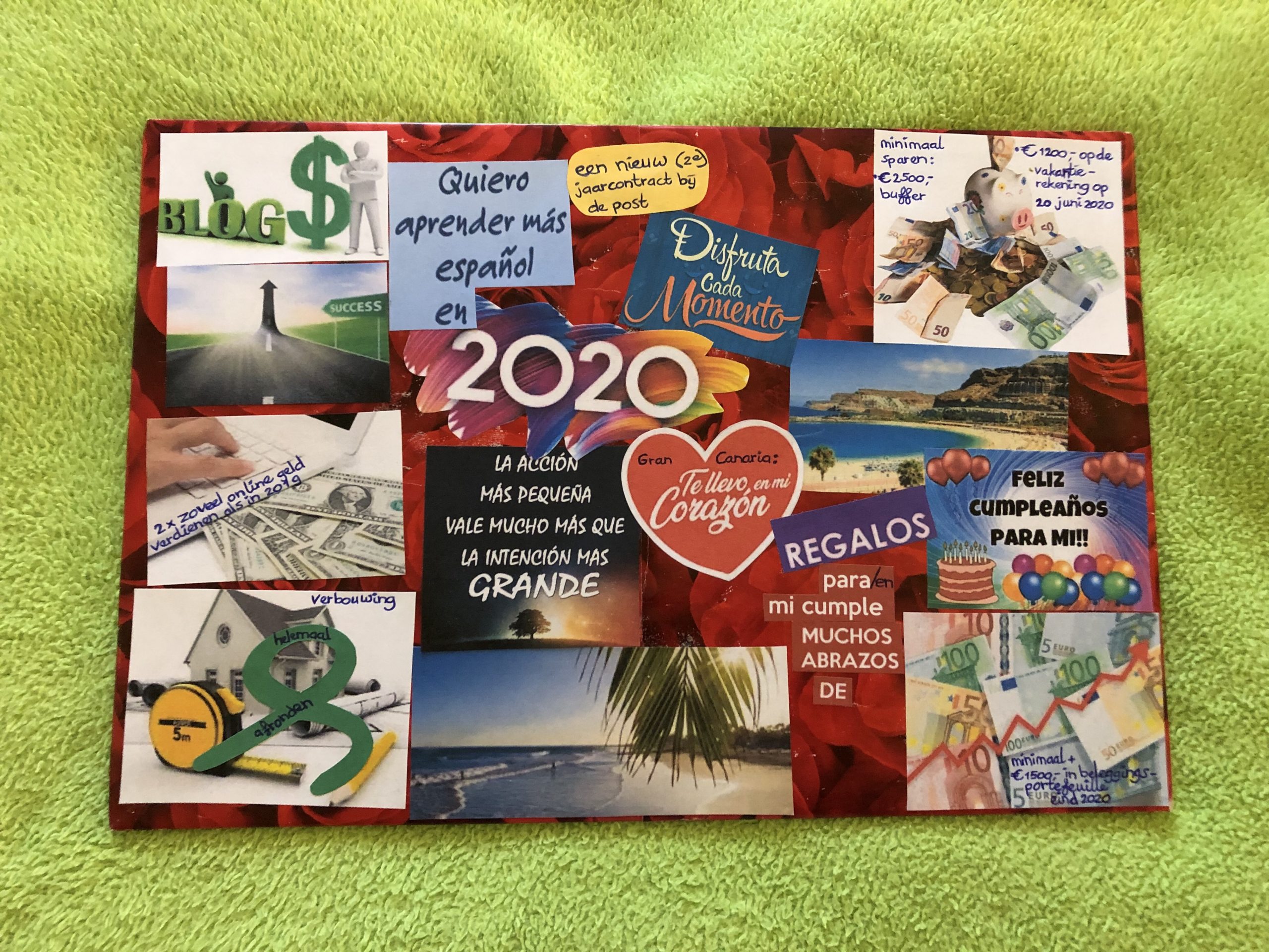 Mijn visionboard 2020