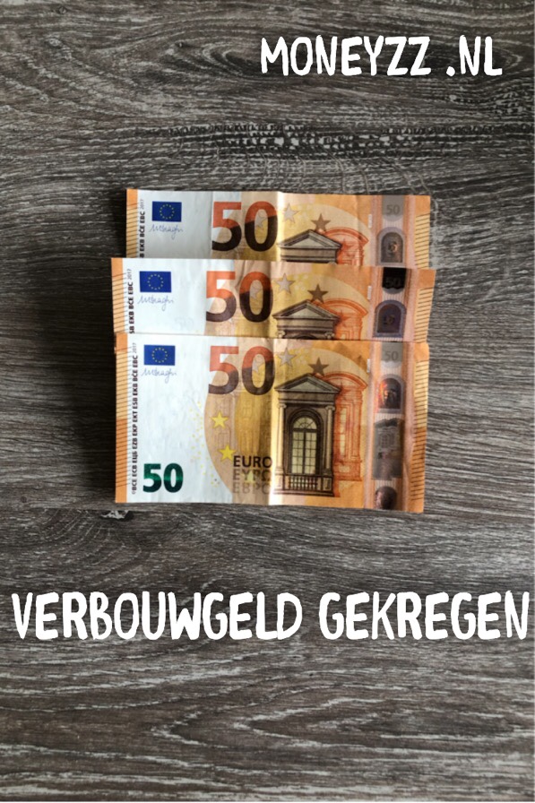Verbouwgeld gekregen
