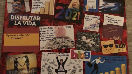 Mijn visionboard van 2021
