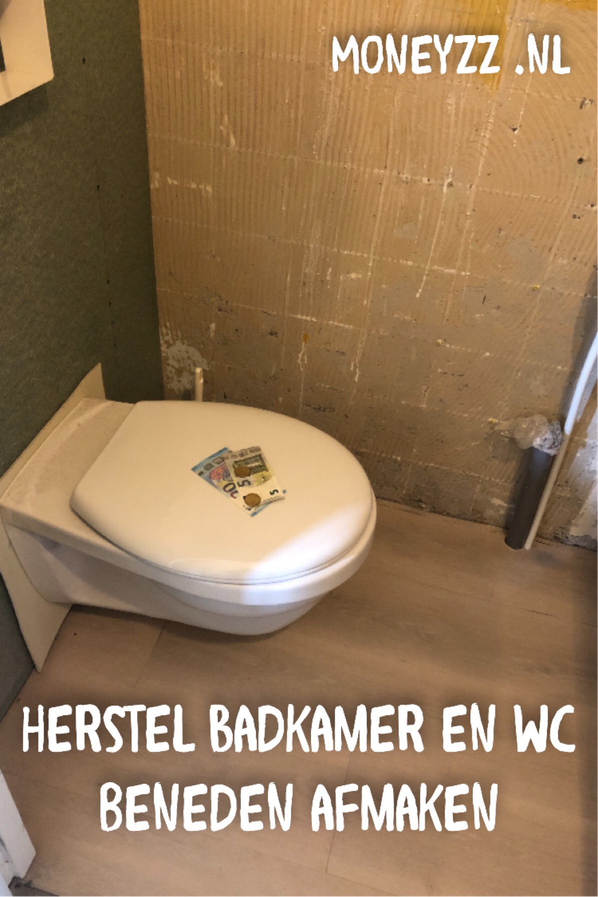 Herstel badkamer en wc beneden afmaken