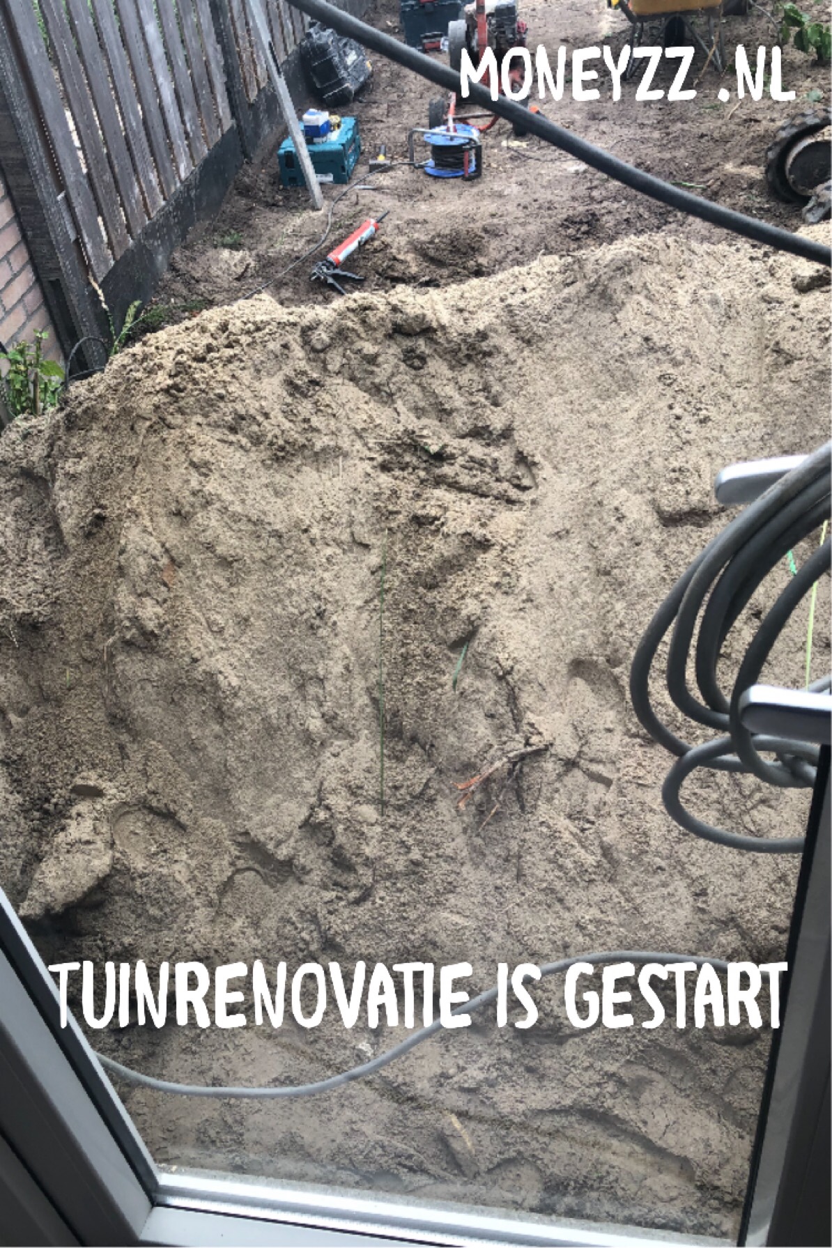 Tuinrenovatie is gestart