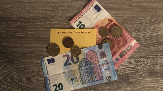 Namen van de  spaarrekening aangepast
