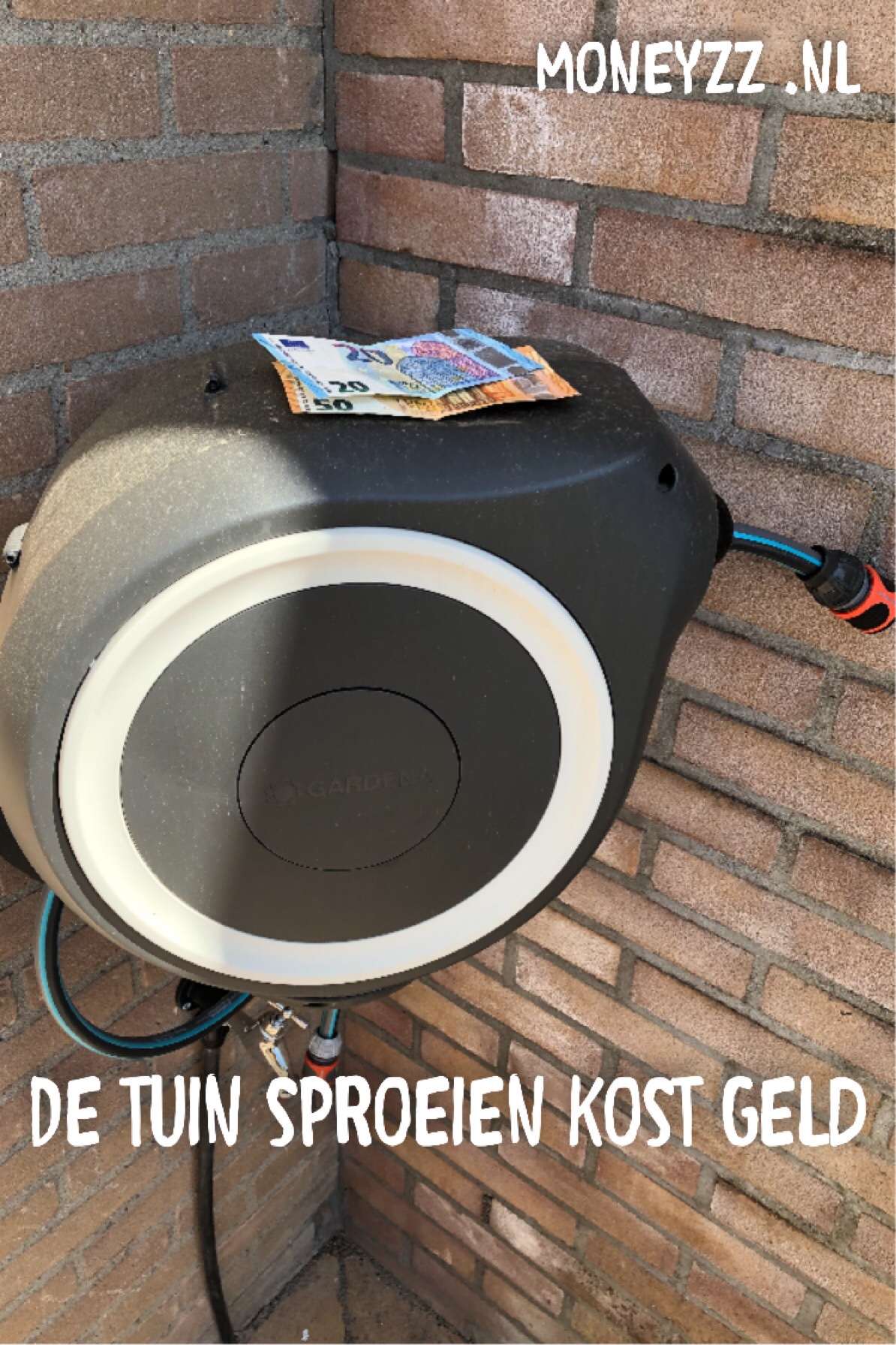 De tuin sproeien kost geld