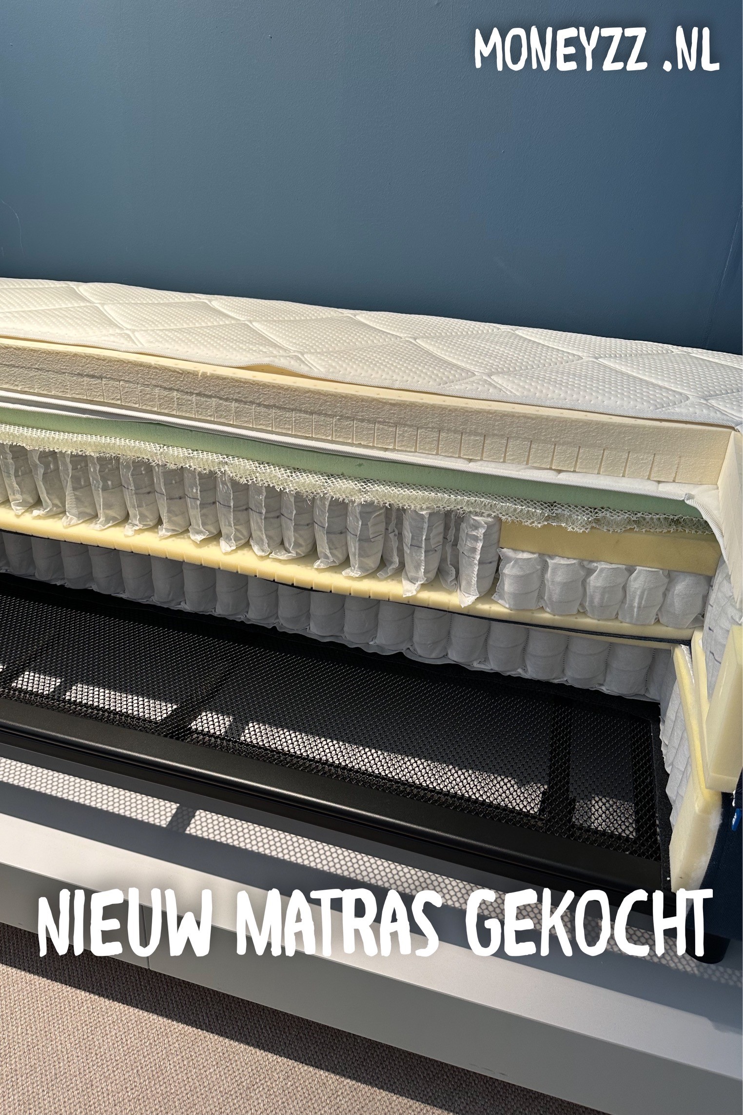 Nieuw matras gekocht