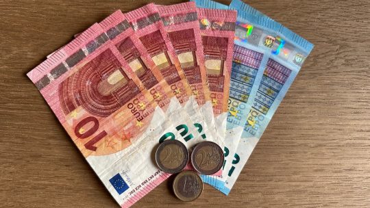 Het geld van de telefoons