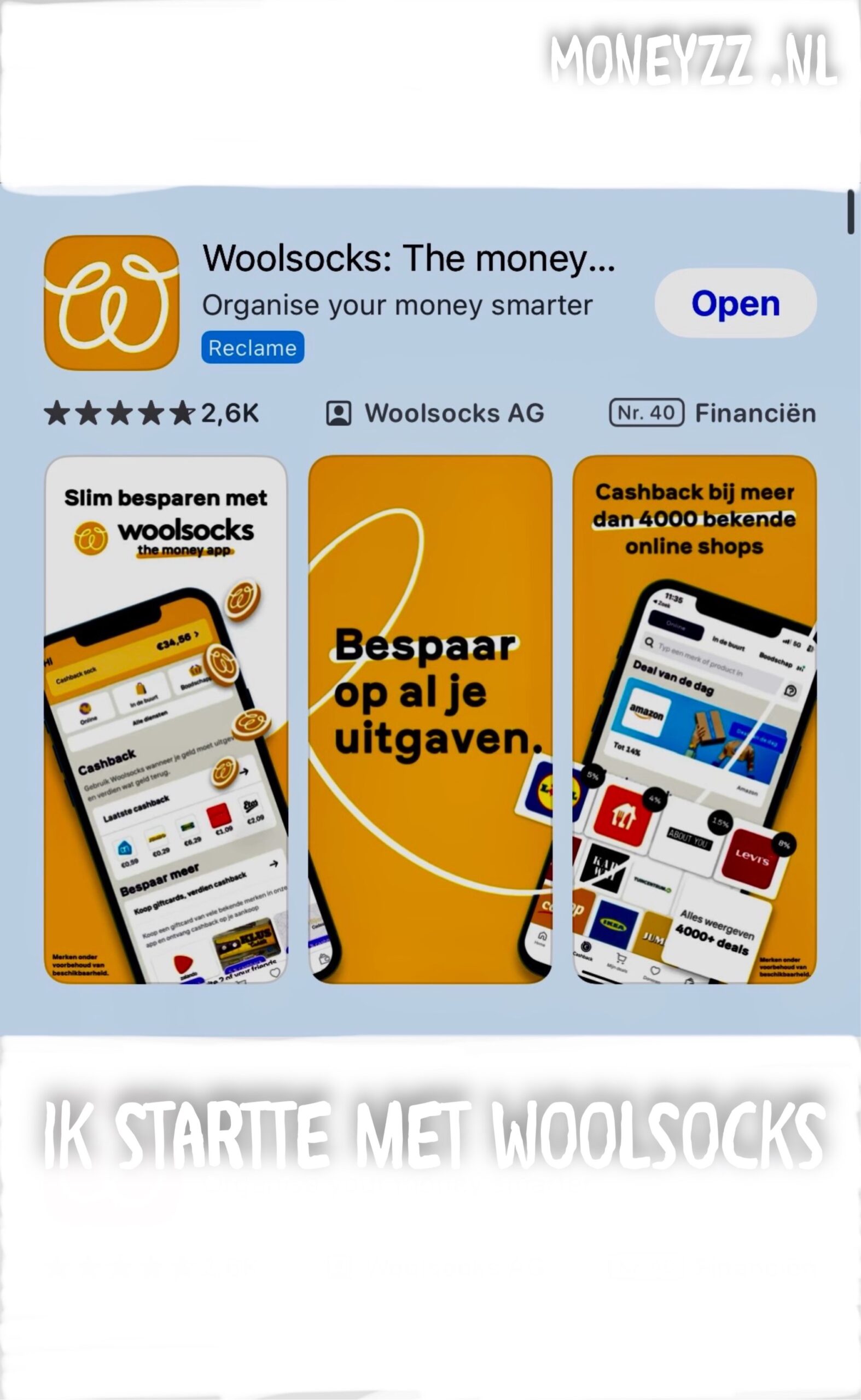 Ik startte met Woolsocks