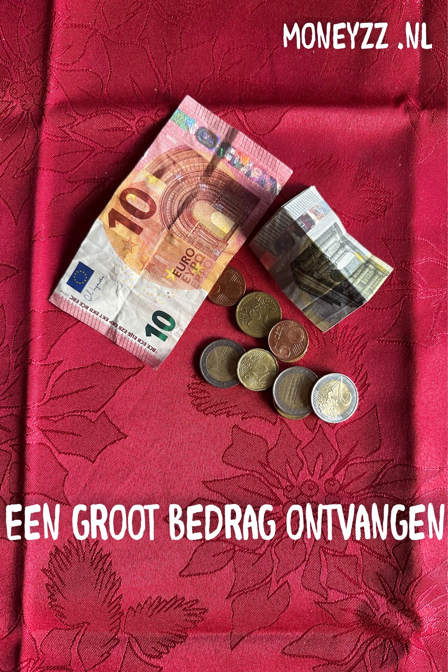 Een groot bedrag ontvangen