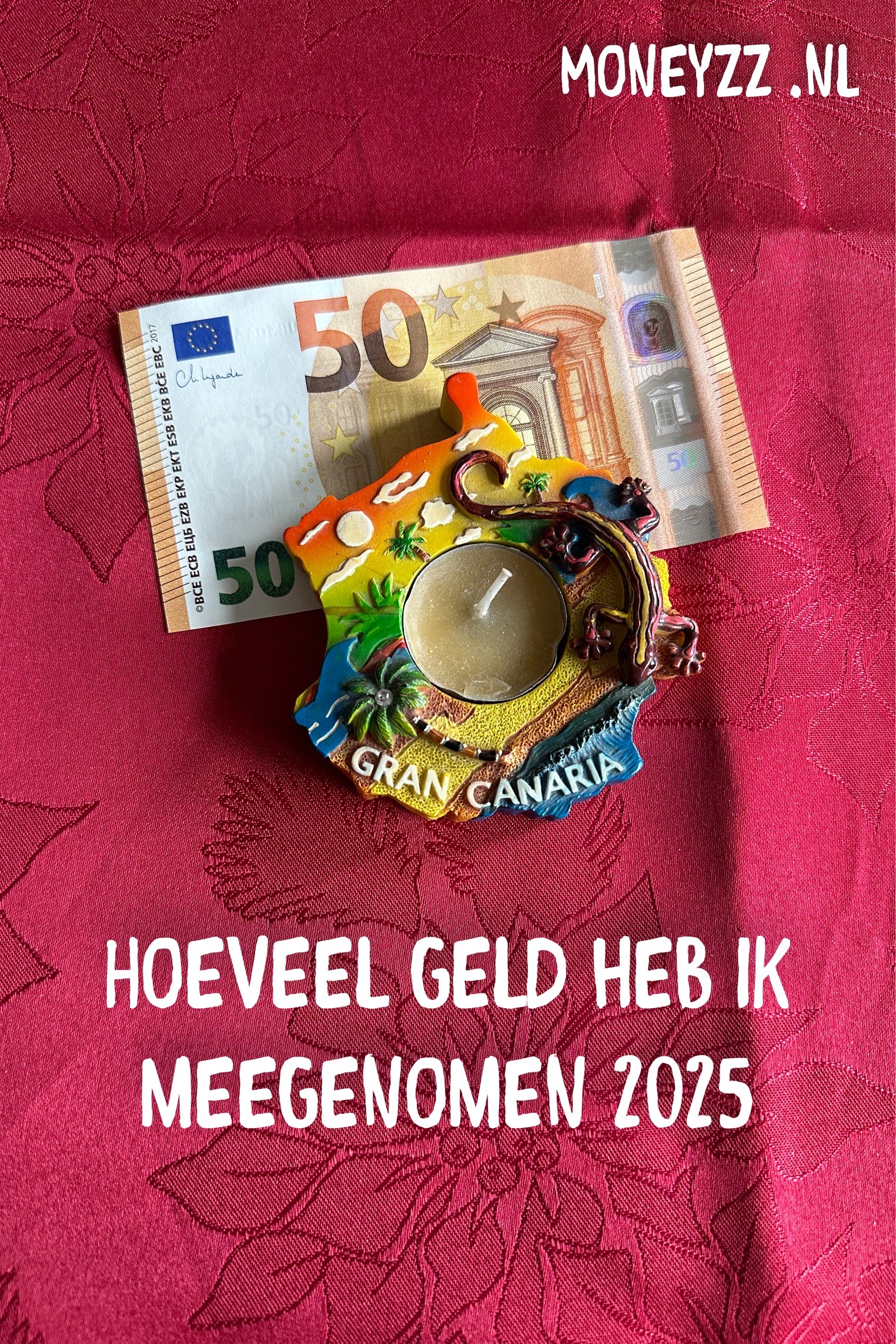 Hoeveel geld heb ik meegenomen 2025
