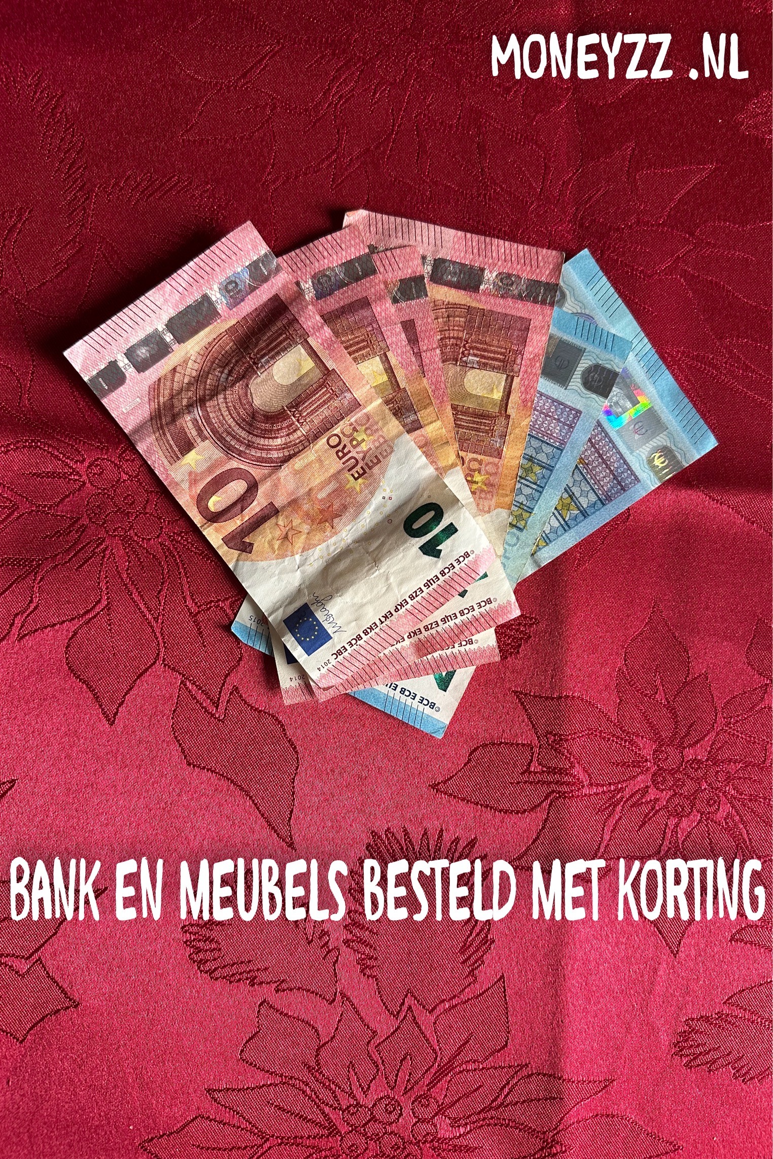 Bank en meubels besteld met korting