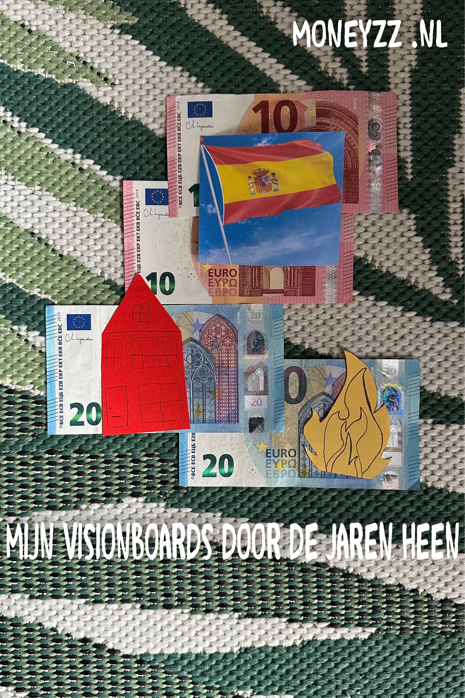 Mijn visionboards door de jaren heen